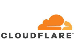 Создать мем: оранжевые логотипы, cloudflare лого, текст