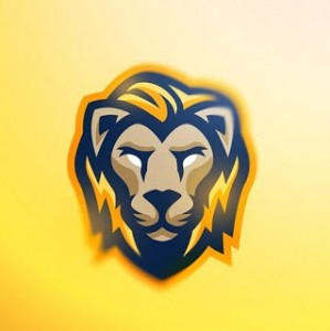 Create meme: Leo, lion mascot logo, logo of a lion