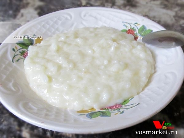 Create meme: milk rice porridge, rice porridge on water, milk