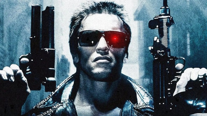 Create meme: poster terminator , Schwarzenegger terminator, Arnold Schwarzenegger the terminator 1984