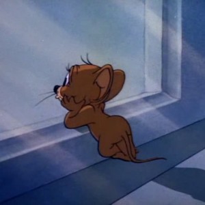 Create meme: Jerry cartoon, sad mouse Jerry, sad Jerry