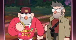 Создать мем: диппер и форд, gravity falls, стен и форд