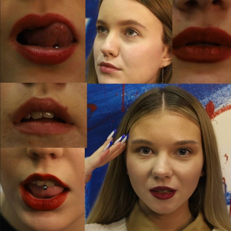 Create meme: enlarged lips, made lips, lips tp