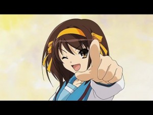 Create meme: Haruhi Suzumiya, the melancholy of Haruhi Suzumiya