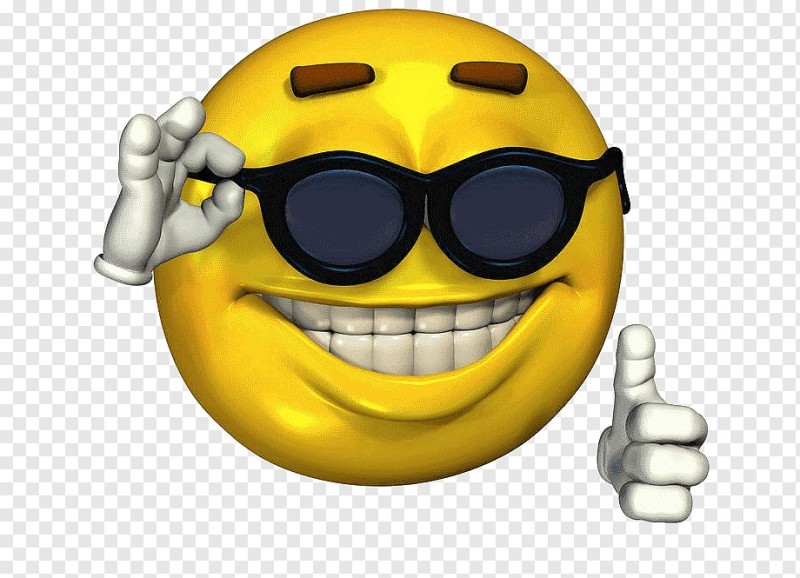 Create meme: cute smiles, smiley in sunglasses, cool emoticons