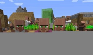 Create meme: minecraft, a resident from minecraft, a resident in minecraft