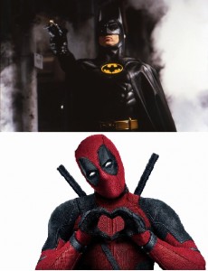 Create meme: deadpool 2, batman, deadpool 2