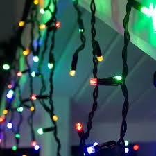 Create meme: garland fringe street 3 m 160 umc multi, garland fringe umc multi, LED garland thread