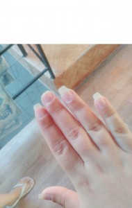 Create meme: nail Polish pale pink, nails, nail
