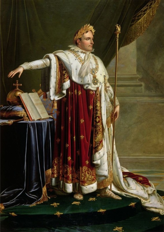Create meme: Napoleon bonaparte emperor, The coronation of Napoleon Bonaparte, Napoleon the emperor