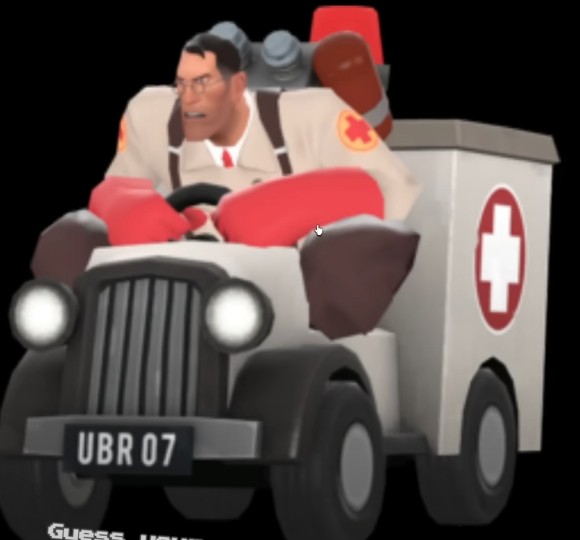 Создать мем: mannbulance tf2, tf 2, team fortress 2 доктор