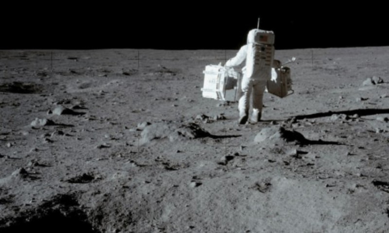 Create meme: the surface of the moon, man on the moon, apollo 11