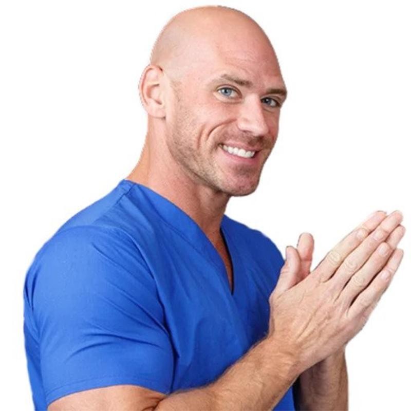 Create meme: johnny sins meme, Bald doctor Johnny Sins, John sins doctor