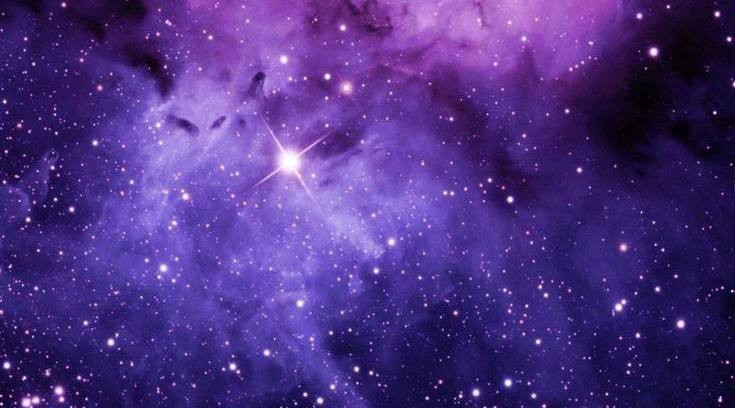 Создать мем: галактика фиолетовая, принт космос, космос фиолетовый