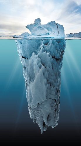 Create meme: the subconscious iceberg, iceberg, the icebergs of Antarctica
