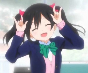 Create meme: anime, nico nico nii, Nico Yazawa