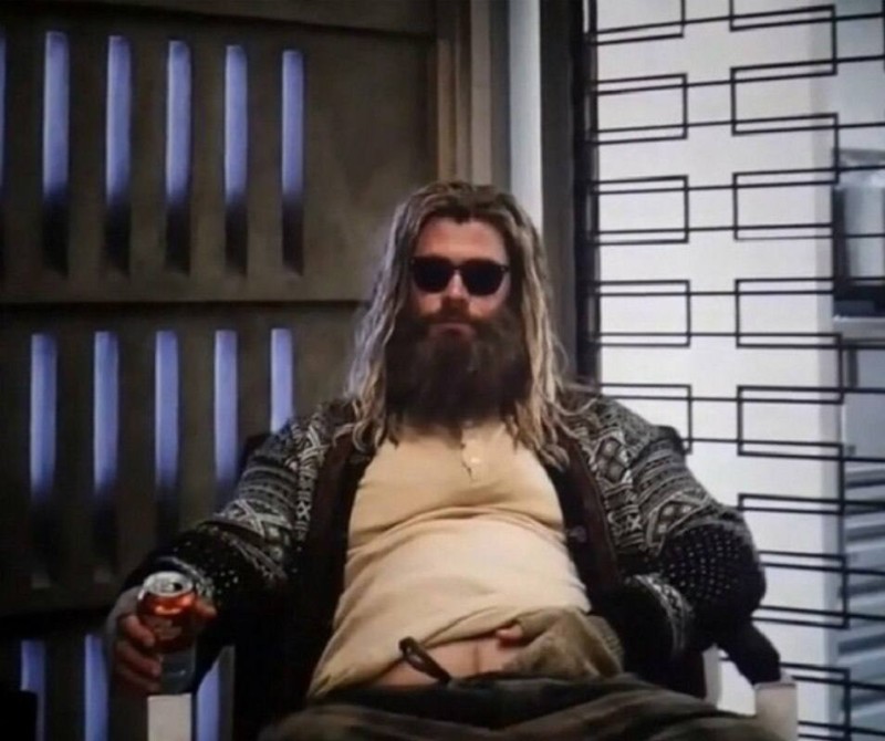 Create meme: valhalla, Chris Hemsworth Thor Lebowski, Thor Lebowski