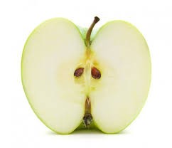 Create meme: symmetry Apple, half Apple, Apple fruit