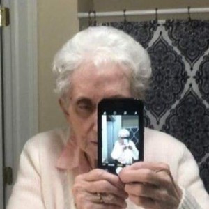 Create meme: funny selfie, funny grandma, male