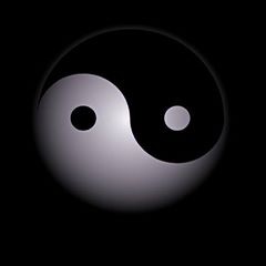 Create meme: pictures Yin and Yang black and white, Yin and Yang, Yin Yang photo Wallpaper