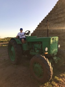 Create meme: tractor