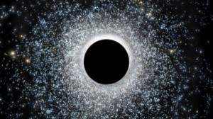 Create meme: black hole in space, supermassive black hole, black hole