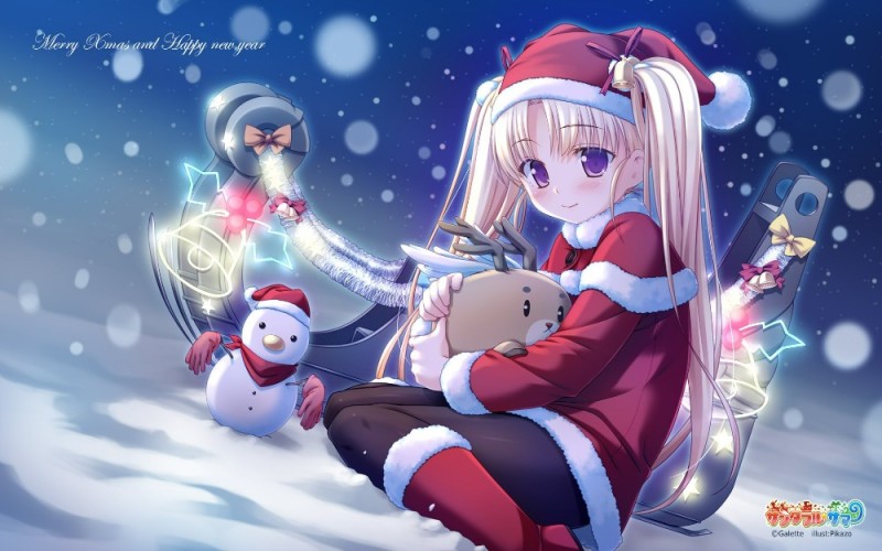 Create meme: Christmas anime, Christmas anime arts, anime happy new year