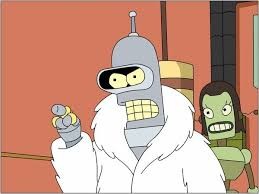 Create meme: Bender futurama blackjack, Bender