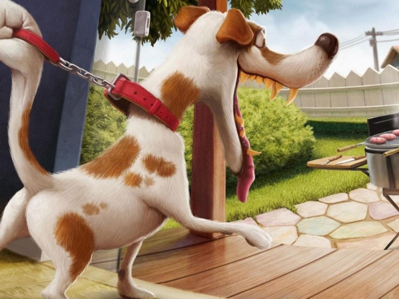 Create meme: Jack Russell Terrier , the secret life of pets Max and Duke, the secret life of pets 2 max