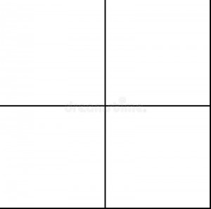 Create meme: sheet divided into sections for comics, A4 sheet split into 4 parts, the A4 sheet is divided into 4 parts