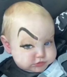 Create meme: eyebrows funny