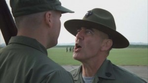 Create meme: full metal jacket Sergeant, Hartman full metal jacket, major Hartmann in full metal jacket