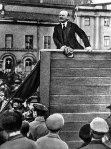Create meme: the revolution in Russia in 1917, Lenin, Vladimir Lenin speaks one last time, Lenin speaks to troops