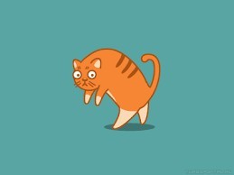Создать мем: оранжевый кот мультяшный, cat, кошка