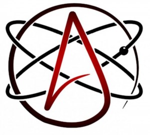 Создать мем: атеизм, эмблема атеизма, символ атеизма