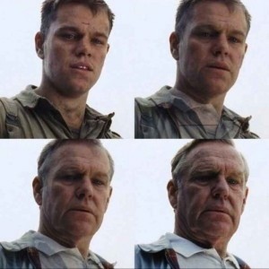 Create meme: Matt Damon, Matt Damon saving private Ryan, Matt Damon meme