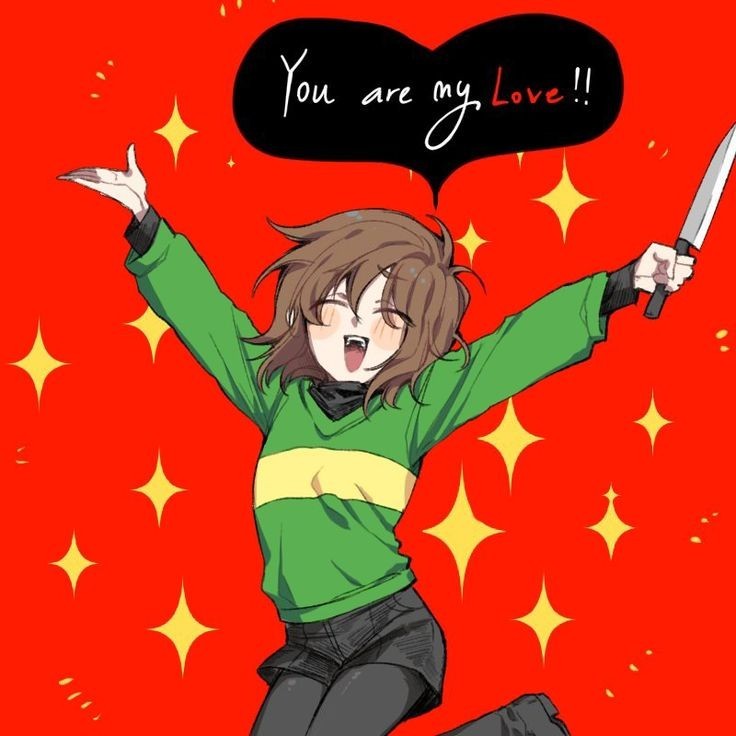 Create meme: Chara is the queen of Undertale, Chara Underdale original, Chara undertail