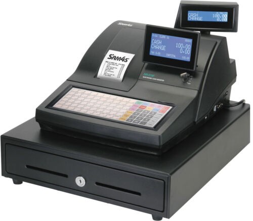 Create meme: SAM4S cash register, shark cash register, the cash register is old