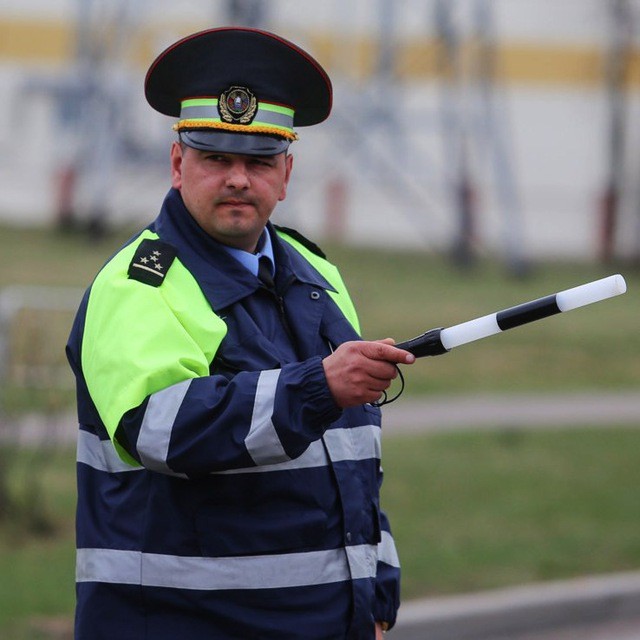 Create meme: policeman , traffic police officer with a baton, traffic policeman's uniform