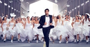 Create meme: Twitter, bride running after the groom