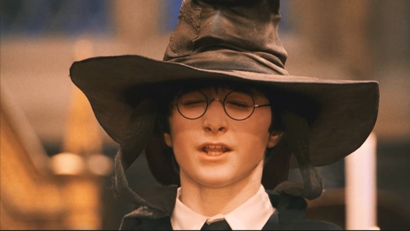 Create meme: harry potter and the hat, Harry Potter , Harry Potter sorting hat