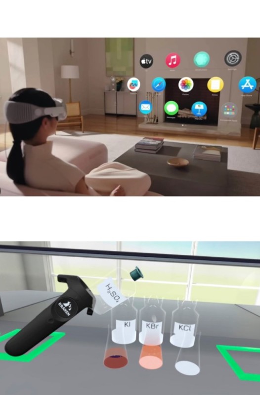 Create meme: apple augmented reality glasses, vr chemistry lab, apple Vision Pro