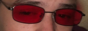Create meme: sunglasses, sunglasses with red lenses, sunglasses