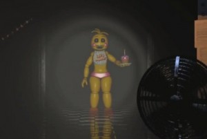 Создать мем: той чика в вентиляции, fnaf toy chica в вентиляции, five nights at freddy's