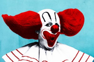 Создать мем: клоун картина, clown, клоун бозо 1957