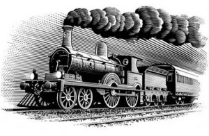 Create meme: the old steam locomotive