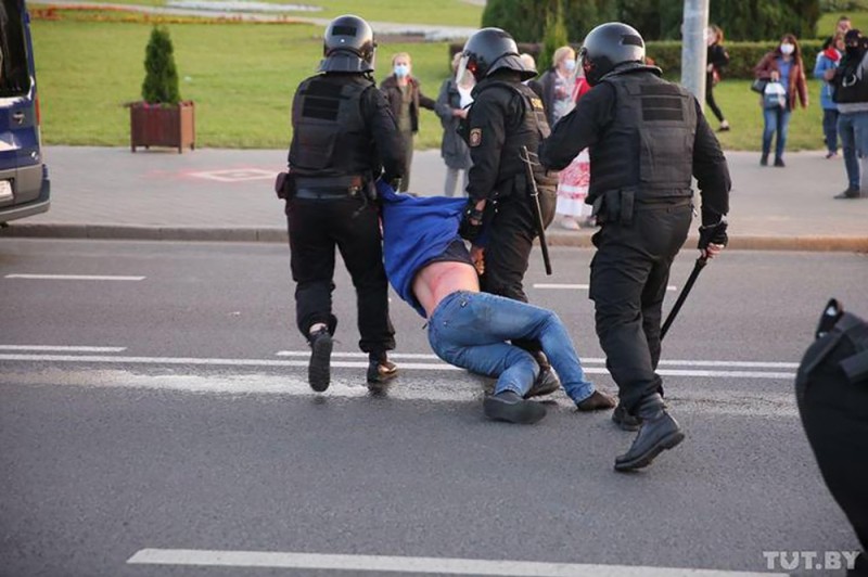 Create meme: inauguration of Alexander Lukashenko, security forces beat people in Belarus 2020, Alexander Lukashenko 