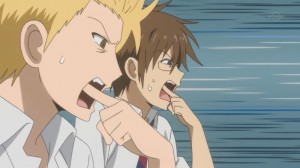 Create meme: danshi koukousei no nichijou screenshots, the daily life of students season 1 episode 1, anime danshi koukousei no nichijou