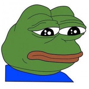 Create meme: sad frog, sad Pepe, Pepe the sad frog
