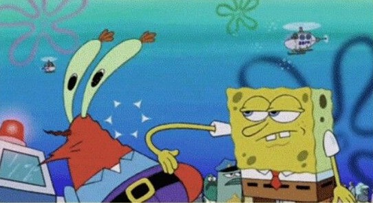 Create meme: spongebob Squarepants the movie 2004, spongebob with mats, sponge Bob square pants 